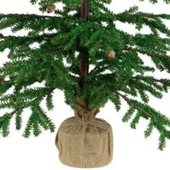 Northlight Medium Artificial Christmas Tree With Pine Cones In Burlap Base - 4' - Unlit 11 Northlight Medium Artificial Christmas Tree With Pine Cones In Burlap Base - 4' - Unlit -Northlight GUEST 8d09a4b8 9927 4b80 9adc 0b6302bbb34f