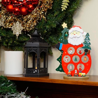 Northlight Santa Claus Cut-Out Ornament Holder Christmas Decoration - 10.25" 4 Northlight Santa Claus Cut-Out Ornament Holder Christmas Decoration - 10.25" - Image 2