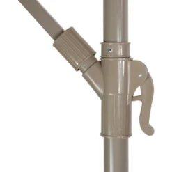 Northlight 10ft Offset Outdoor Patio Umbrella With Hand Crank, Yellow -Northlight GUEST 916f21da bf8b 4698 970f f75b4bfdd01f