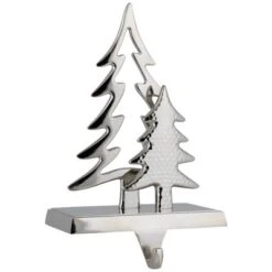Northlight Double Pine Tree Christmas Stocking Holder - 7" -Northlight GUEST 923392d6 1c15 4841 9621 b77930696950