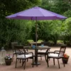 Northlight 9ft Outdoor Patio Market Umbrella With Hand Crank And Tilt - Purple 1 Northlight 9ft Outdoor Patio Market Umbrella With Hand Crank And Tilt - Purple -Northlight GUEST 92c632cb cb34 47a7 81d9 52f4666cb6c6