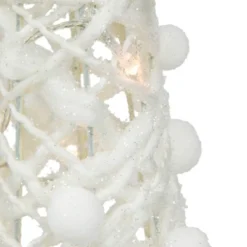 Northlight LED Lighted Glittered Cone Tree Christmas Decorations - 39.25" - White - Set Of 3 8 Northlight LED Lighted Glittered Cone Tree Christmas Decorations - 39.25" - White - Set Of 3 -Northlight GUEST 937a2eca 8117 4502 be2a bf57a61b641f
