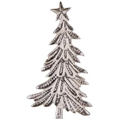 Northlight Embossed Swaying Tree Metal Christmas Decoration - 12" 6 Northlight Embossed Swaying Tree Metal Christmas Decoration - 12" - Image 4