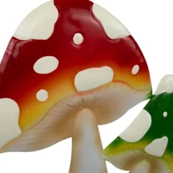 Northlight Double Mushrooms Outdoor Garden Stake - 16" - Red And Green 11 Northlight Double Mushrooms Outdoor Garden Stake - 16" - Red And Green -Northlight GUEST 96e9b27c 530b 4931 b03b c266cc15a116