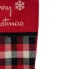 Northlight 20.5-Inch Red, Black, And White Plaid Christmas Stocking With Fleece Cuff -Northlight GUEST 986a2af8 3088 4da4 a135 46b576c7ee22