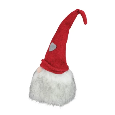 Northlight Gnome With Bendable Felt Hat With Heart Accent Christmas Decoration - 21" 3 Northlight Gnome With Bendable Felt Hat With Heart Accent Christmas Decoration - 21"