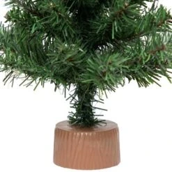 Northlight Mini Canadian Pine Artificial Christmas Tree With Faux Wood Base - 12" - Unlit 7 Northlight Mini Canadian Pine Artificial Christmas Tree With Faux Wood Base - 12" - Unlit -Northlight GUEST 9b77e586 98d4 4af5 839f 35dde05e7d74