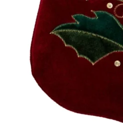 Northlight 21" Red And Green Holly Embroidered Velvet Christmas Stocking 12 Northlight 21" Red And Green Holly Embroidered Velvet Christmas Stocking -Northlight GUEST 9c8ea771 9224 49ed ac7f 8296d8ceda71