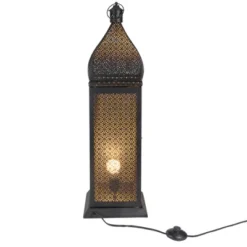 Northlight 30.5" Black And Gold Moroccan Style Lantern Floor Lamp 9 Northlight 30.5" Black And Gold Moroccan Style Lantern Floor Lamp -Northlight GUEST 9d068623 439d 4d19 bd9c 1694753ac8e7