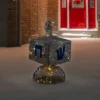 Northlight LED Lighted Dreidel Outdoor Decoration - 37" - Clear Lights - Silver -Northlight GUEST a01cbde2 3a7c 4771 bd34 27846e1f1f6f