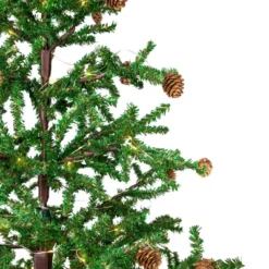 Northlight Pre-lit Christmas Tree With Pinecones And Burlap Base - 4' - Clear Lights -Northlight GUEST a125b148 cc28 44db acf7 3d33136ce102