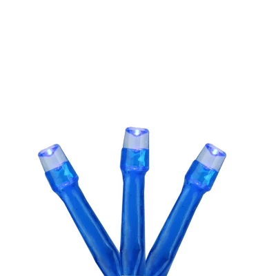 Northlight LED Micro Wide Angle Christmas String Lights - Blue - 6.25' Blue Wire - 20ct 3 Northlight LED Micro Wide Angle Christmas String Lights - Blue - 6.25' Blue Wire - 20ct