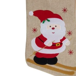Northlight 19" Burlap Skiing Santa With Poles And Snowflakes Christmas Stocking 6 Northlight 19" Burlap Skiing Santa With Poles And Snowflakes Christmas Stocking -Northlight GUEST a3a88b93 ffa8 4765 a4e5 63e2cfc39fc6