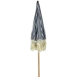 Northlight Striped Outdoor Macrame Boho Beach Market Umbrella With Tilt- 6.5' - Black And White 15 Northlight Striped Outdoor Macrame Boho Beach Market Umbrella With Tilt- 6.5' - Black And White -Northlight GUEST a4fad2ea e54d 4f11 9753 46dd37b5efe4