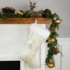 Northlight 20" Cream With Gold Snowflakes Christmas Stocking With Faux Fur Cuff 2 Northlight 20" Cream With Gold Snowflakes Christmas Stocking With Faux Fur Cuff -Northlight GUEST a565b5b8 2afc 4cb2 9536 c545d8f21345