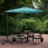 Northlight 10' Octagon Outdoor Patio Off-Set Umbrella With Crank And Tilt - Blue 2 Northlight 10' Octagon Outdoor Patio Off-Set Umbrella With Crank And Tilt - Blue -Northlight GUEST a9e746de 9898 4eae 8b4c d445b37b07d6