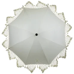 Northlight Outdoor Macrame Boho Beach Market Umbrella With Tilt - 6.5' - Cream 14 Northlight Outdoor Macrame Boho Beach Market Umbrella With Tilt - 6.5' - Cream -Northlight GUEST ab07ec5b 2a77 4eb2 b3af b3f38264fd57