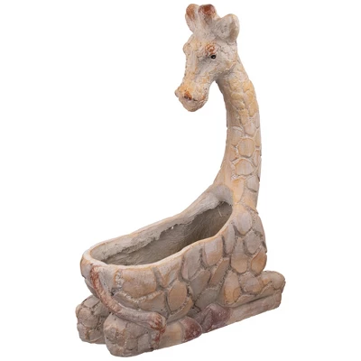 Northlight Giraffe Outdoor Ceramic Garden Planter - 17" 7 Northlight Giraffe Outdoor Ceramic Garden Planter - 17" - Image 5