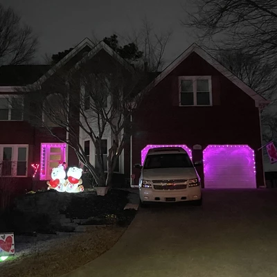 Northlight 25 Count Pink LED C9 Christmas Lights, 16 Ft White Wire 5 Northlight 25 Count Pink LED C9 Christmas Lights, 16 Ft White Wire - Image 3