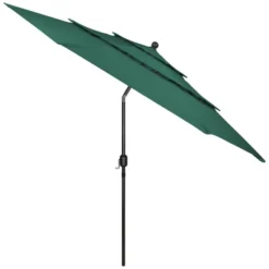 Northlight 9.75ft Outdoor Patio Market Umbrella With Hand Crank And Tilt, Green 7 Northlight 9.75ft Outdoor Patio Market Umbrella With Hand Crank And Tilt, Green -Northlight GUEST ac5af5af 9a67 4f39 a3d1 40adf60370ea