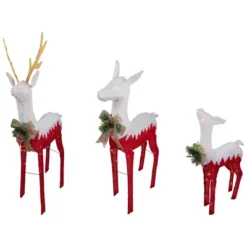 Northlight Set Of 3 Lighted Red Reindeer Family Outdoor Christmas Decoration -Northlight GUEST acd1ddec dced 4d0d a670 9bad0b0c1ee6