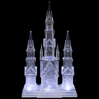 Northlight LED Lighted Winter Church Acrylic Christmas Decoration - 17.5" 7 Northlight LED Lighted Winter Church Acrylic Christmas Decoration - 17.5" - Image 5