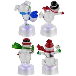Northlight LED Lighted Color Changing Snowmen Acrylic Christmas Decorations - 4.25" - Set Of 4 9 Northlight LED Lighted Color Changing Snowmen Acrylic Christmas Decorations - 4.25" - Set Of 4 -Northlight GUEST aebfd076 a481 4355 83aa 1e62d69aa382