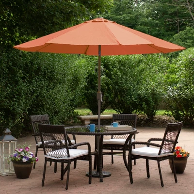 Northlight 9ft Outdoor Orange Patio Umbrella With Hand Crank And Tilt 3 Northlight 9ft Outdoor Orange Patio Umbrella With Hand Crank And Tilt