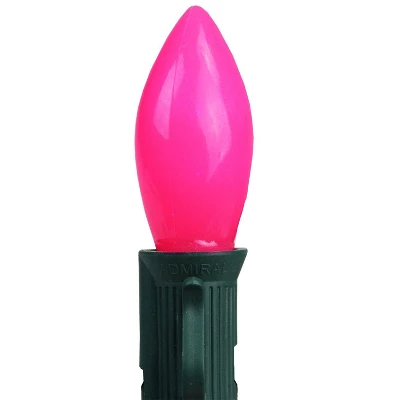 Northlight Pack Of 4 Opaque Pink C9 LED Christmas Replacement Bulbs 2 Northlight Pack Of 4 Opaque Pink C9 LED Christmas Replacement Bulbs