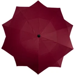 Northlight 8.85ft Outdoor Patio Lotus Umbrella With Hand Crank, Burgundy 8 Northlight 8.85ft Outdoor Patio Lotus Umbrella With Hand Crank, Burgundy -Northlight GUEST b4c33883 2ae6 4a00 8137 d3661bac23be
