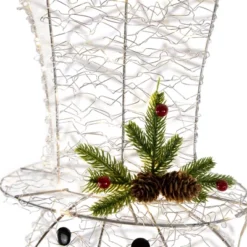 Northlight 48" LED Lighted Silver Mesh Snowman Outdoor Twinkling Christmas Decoration 13 Northlight 48" LED Lighted Silver Mesh Snowman Outdoor Twinkling Christmas Decoration -Northlight GUEST b5e6af61 b7d1 41f3 88d0 30396d5c5dd3