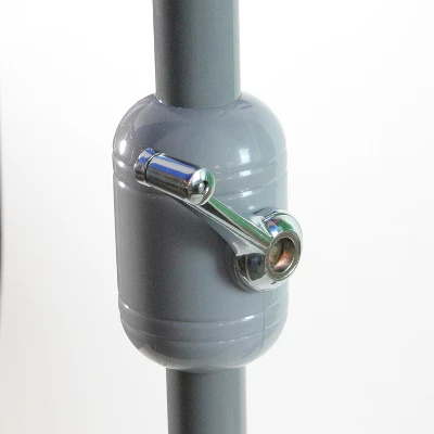 Northlight 9' Ford Officially Licenced Outdoor Patio Umbrella With Hand Crank And Tilt - Blue 4 Northlight 9' Ford Officially Licenced Outdoor Patio Umbrella With Hand Crank And Tilt - Blue - Image 2