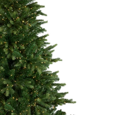 Northlight Real Touch™️ Pre-Lit Full Riverton Fir Artificial Christmas Tree - 7.5' - Candlelight Clear LED Lights 5 Northlight Real Touch™️ Pre-Lit Full Riverton Fir Artificial Christmas Tree - 7.5' - Candlelight Clear LED Lights - Image 3