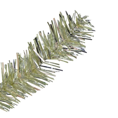 Northlight 7' Prelit Artificial Christmas Tree Metallic Sheer Champagne Tinsel - Clear Lights 6 Northlight 7' Prelit Artificial Christmas Tree Metallic Sheer Champagne Tinsel - Clear Lights - Image 4