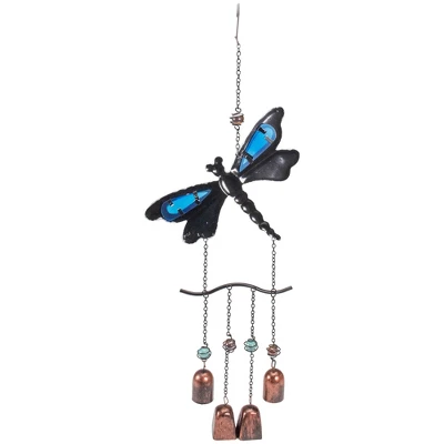 Northlight 24" Purple And Bronze Dragonfly Outdoor Garden Windchime 5 Northlight 24" Purple And Bronze Dragonfly Outdoor Garden Windchime - Image 3