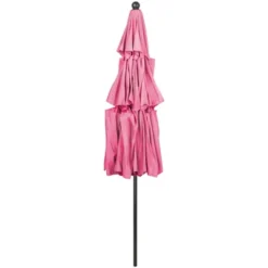 Northlight 9.75ft Outdoor Patio Market Umbrella With Hand Crank And Tilt, Pink 9 Northlight 9.75ft Outdoor Patio Market Umbrella With Hand Crank And Tilt, Pink -Northlight GUEST bbde8a49 3bba 45b0 9e54 9ae9c9d707a4