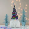 Northlight Gnome With Rainbow Flip Sequin Hat Christmas Decoration - 24"