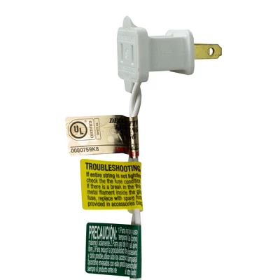 Northlight 3' Pre-Lit White Medium Pine Artificial Christmas Tree - Blue Lights 9 Northlight 3' Pre-Lit White Medium Pine Artificial Christmas Tree - Blue Lights - Image 7