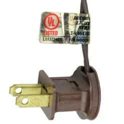 Northlight 70-Count Pure White LED Faceted C6 Christmas String Lights, 23ft Brown Wire -Northlight GUEST bdb48db4 d182 40bd 854e 65b481f97e3b 2