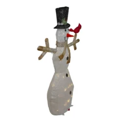 Northlight 49" White And Black LED Lighted Snowman With Top Hat Christmas Outdoor Decoration 8 Northlight 49" White And Black LED Lighted Snowman With Top Hat Christmas Outdoor Decoration -Northlight GUEST be236365 1c61 41bd 99b8 cdc54f7c955d