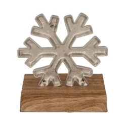Northlight 6" Silver Snowflake On Wood Look Base Christmas Stocking Holder 9 Northlight 6" Silver Snowflake On Wood Look Base Christmas Stocking Holder -Northlight GUEST c2a9e3d3 dd24 4c74 b28a 2f83e068204c