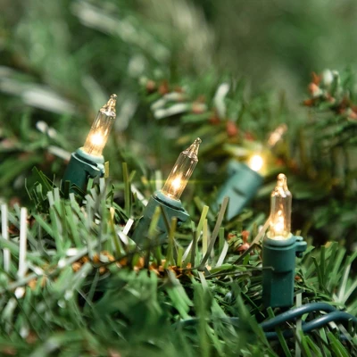 Northlight 10-Count Clear Mini Christmas Light Set - 3' Green Wire 4 Northlight 10-Count Clear Mini Christmas Light Set - 3' Green Wire - Image 2