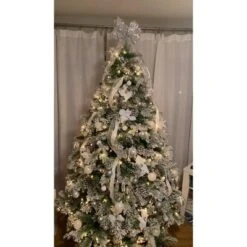 Northlight Medium Flocked Angel Pine Artificial Christmas Tree - 6' - Unlit -Northlight GUEST c7af2fe0 3579 42d3 b7de 43bcf494ac43