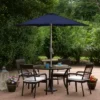 Northlight 7.5ft Outdoor Patio Market Umbrella With Hand Crank, Midnight Blue 1 Northlight 7.5ft Outdoor Patio Market Umbrella With Hand Crank, Midnight Blue -Northlight GUEST ca0b688e f619 41e0 9919 46e21bce802b