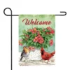 Northlight Welcome Cardinal Bird And Spring Bouquet Flag 28" X 40" 2 Northlight Welcome Cardinal Bird And Spring Bouquet Flag 28" X 40" -Northlight GUEST cb626a98 ac26 40fb 8ee0 f7743df5a522