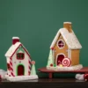 Northlight Gingerbread Glitter Candy House Christmas Decoration - 13" -Northlight GUEST d2e7323f 9c70 488d 9bcf fc52e5053f45