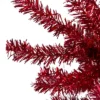 Northlight 6' Metallic Red Tinsel Artificial Christmas Tree - Unlit -Northlight GUEST d36fbe99 5bcc 46dd 979f 6d61ea6d19eb