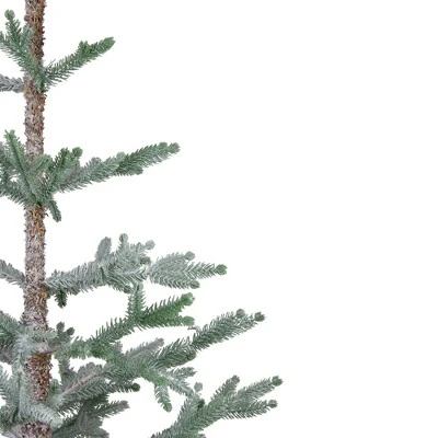 Northlight 3 FT Snow Covered Slim Pine Artificial Christmas Tree With Jute Base - Unlit 4 Northlight 3 FT Snow Covered Slim Pine Artificial Christmas Tree With Jute Base - Unlit - Image 2