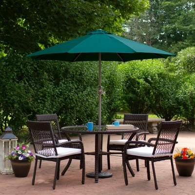 Northlight 6.5' Octagon Outdoor Patio Market Umbrella With Hand Crank - Hunter Green 3 Northlight 6.5' Octagon Outdoor Patio Market Umbrella With Hand Crank - Hunter Green