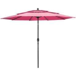 Northlight 9.75ft Outdoor Patio Market Umbrella With Hand Crank And Tilt, Pink 11 Northlight 9.75ft Outdoor Patio Market Umbrella With Hand Crank And Tilt, Pink -Northlight GUEST d7079e1e 6cfd 4e88 9fdb 7f3dfc46df0f